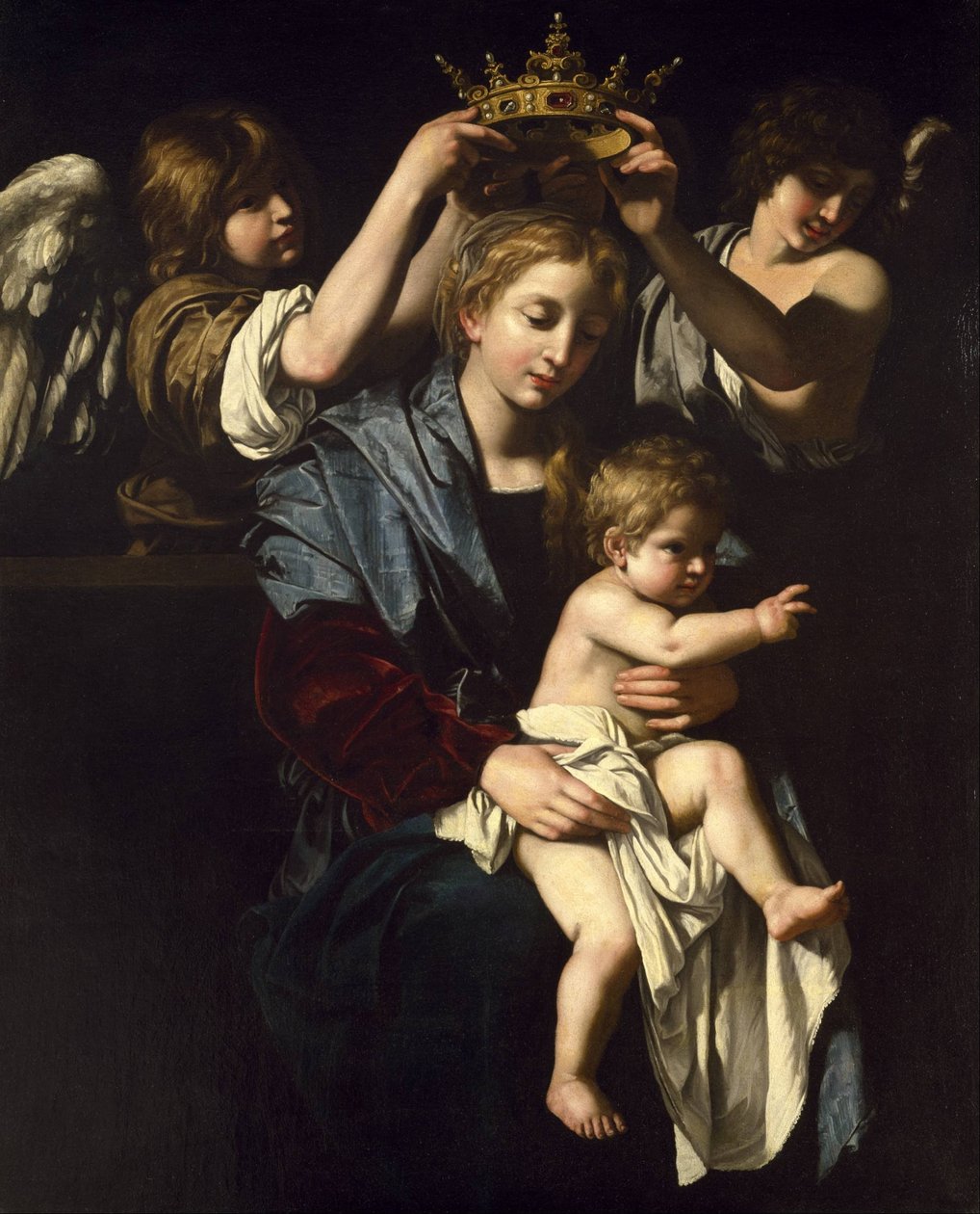 Vergine col Bambino e angeli da Bartolomeo Cavarozzi