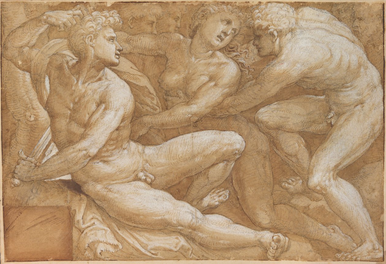 Scena mitologica: Ratto delle Sabine? da Bartolomeo Neroni