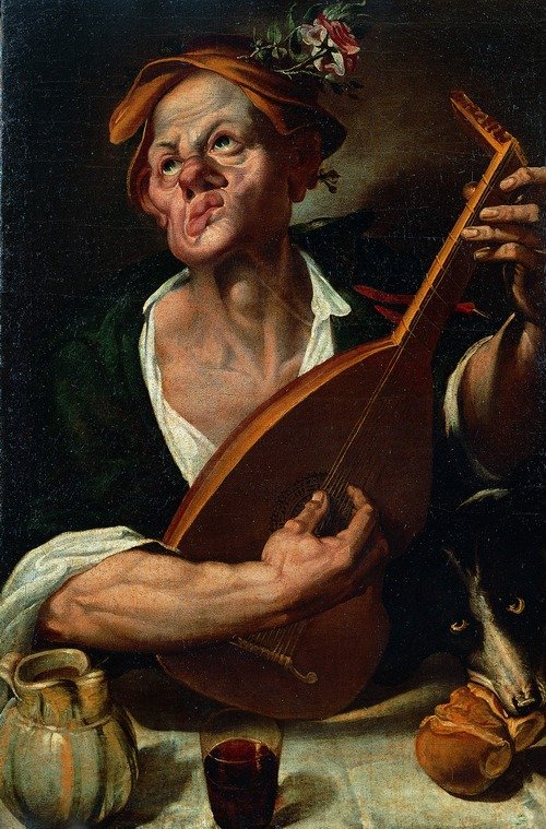 Suonatore di liuto da Bartolomeo Passarotti