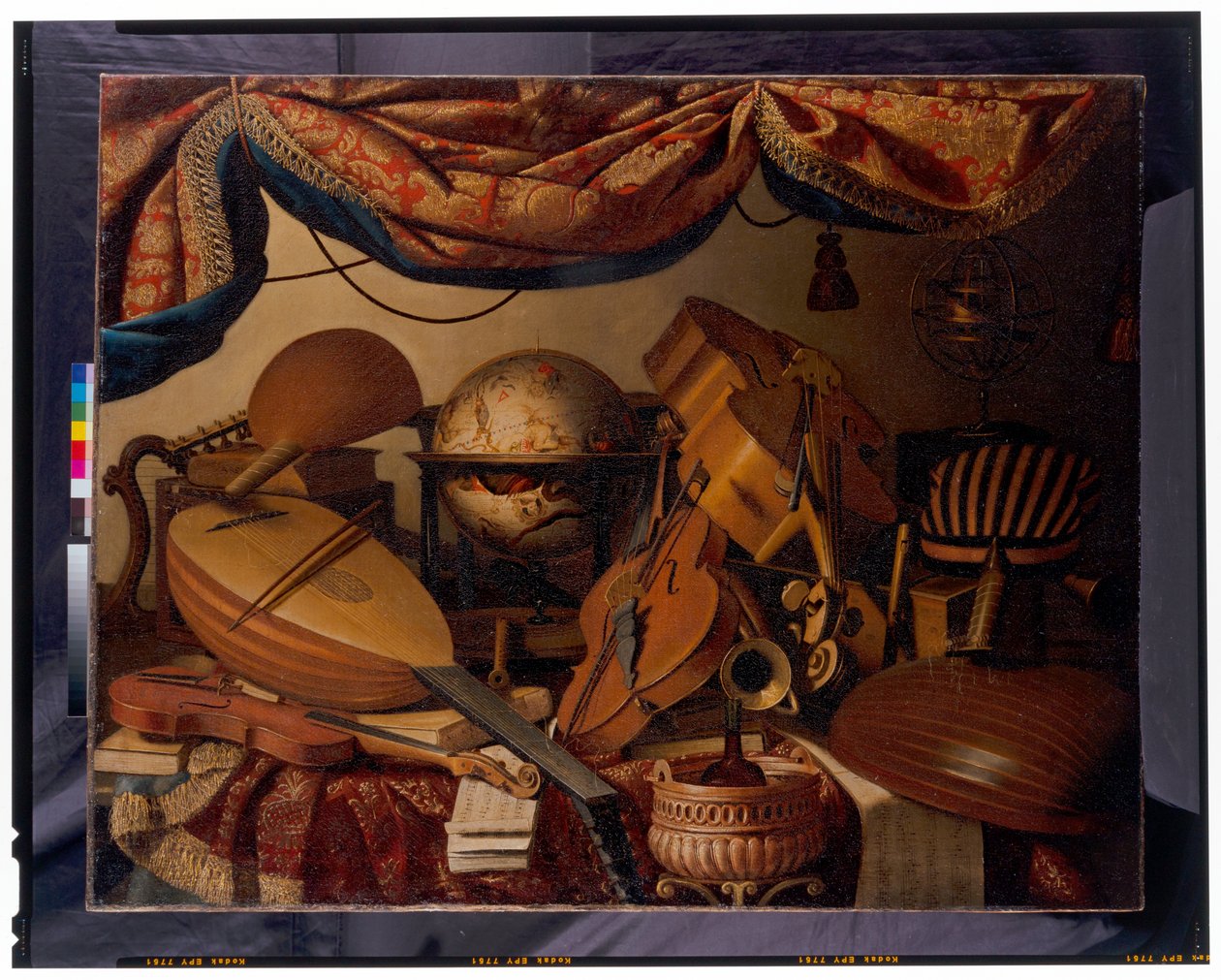 Natura morta con strumenti musicali da Bartolomeo Bettera