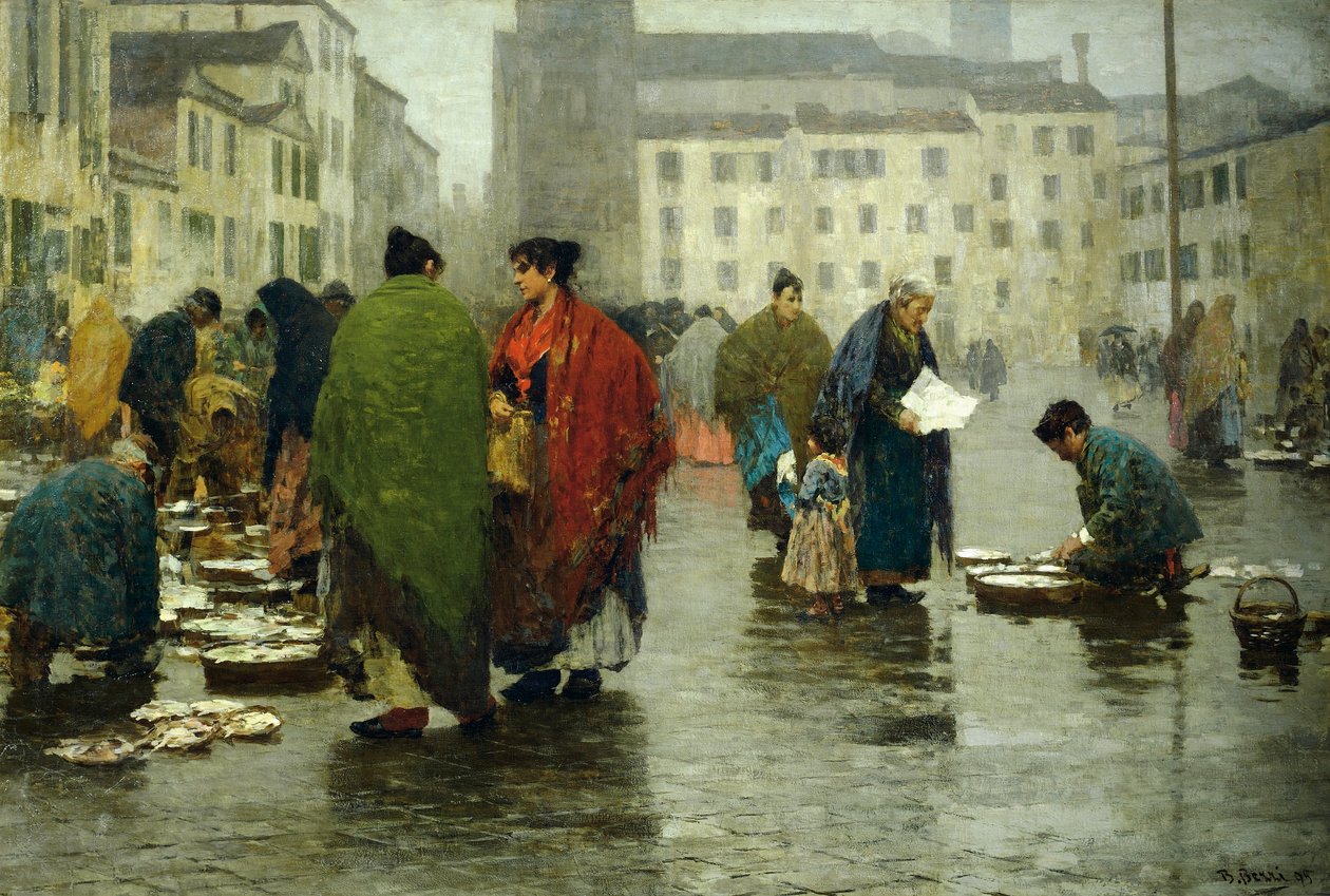 Giorno di astinenza, di Bartolomeo Teofilo Ismaele Bezzi (1851-1923) da Bartolomeo Bezzi