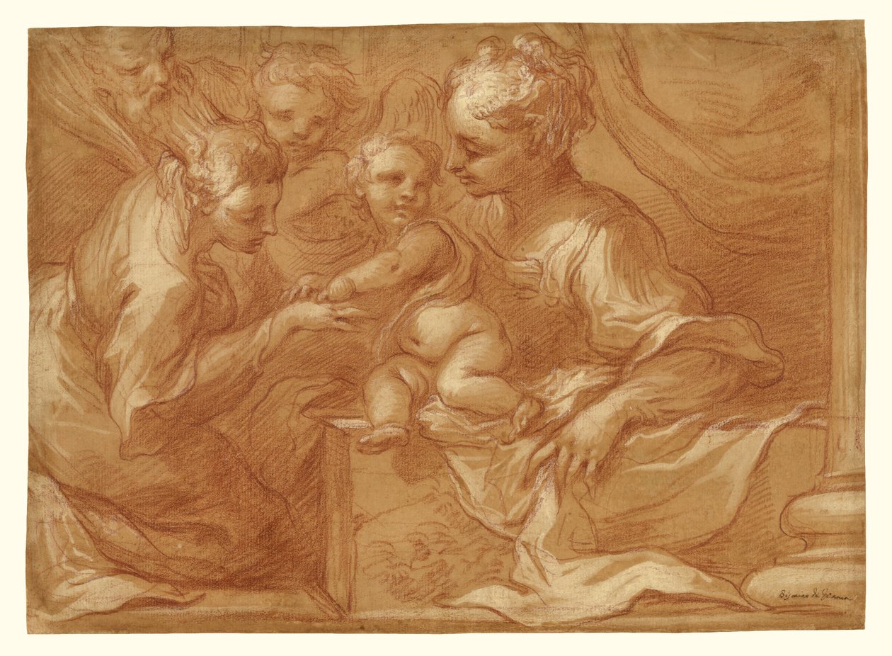 Il matrimonio mistico di Santa Caterina da Bartolomeo Biscaino