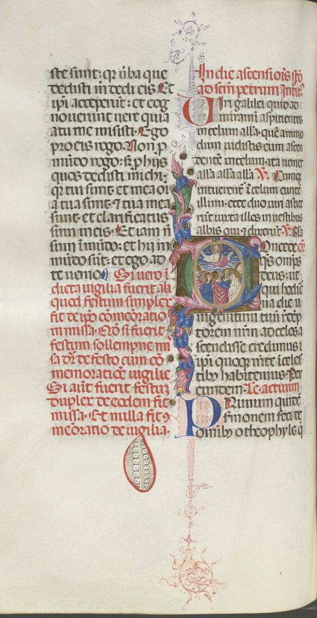 Missale: Ascensione di Cristo, 1469 da Bartolomeo Caporali