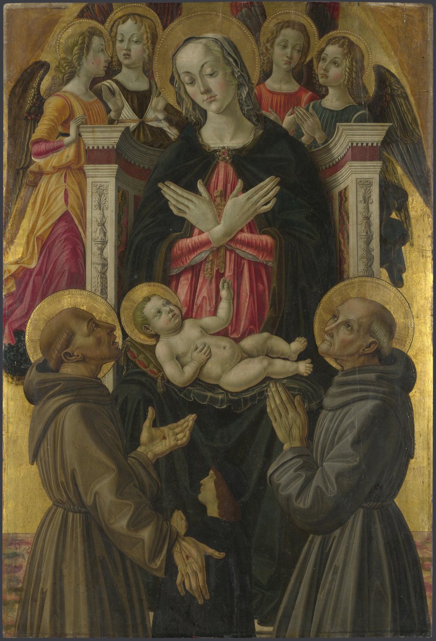 La Vergine e il Bambino con Santi, Angeli e un Donatore dall
