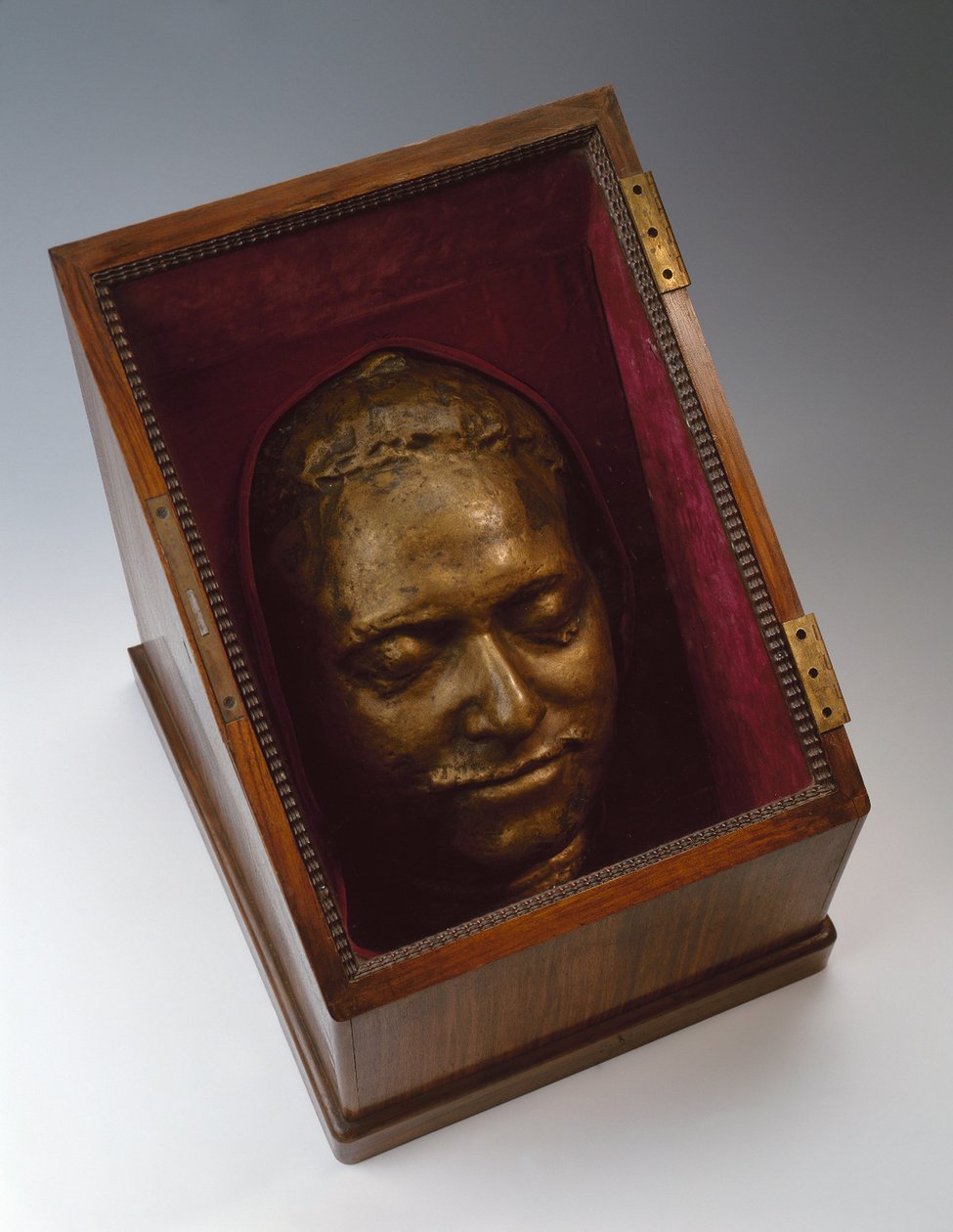 Maschera mortuaria di Pietro I, 1725 da Bartolomeo Carlo Rastrelli