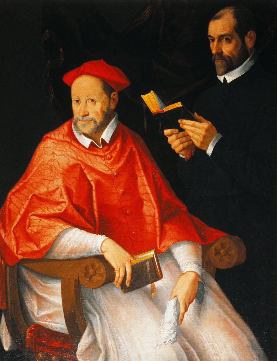 Ritratto di un cardinale e un prete da Bartolomeo Cesi