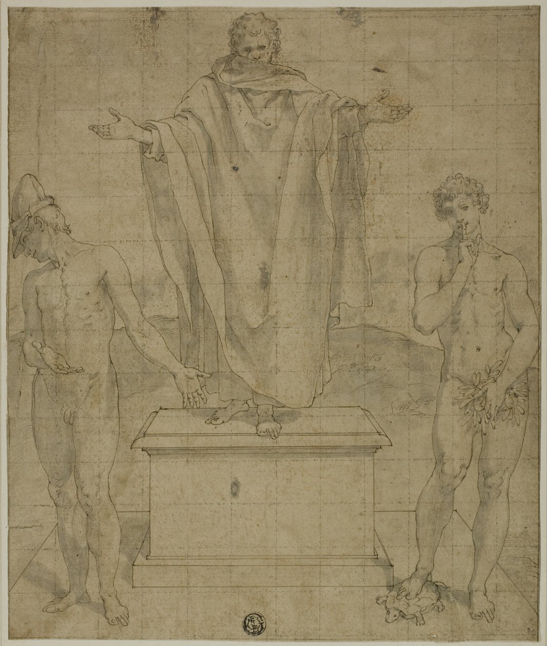 Studio per Allegoria della Fede e del Silenzio da Bartolomeo Cesi
