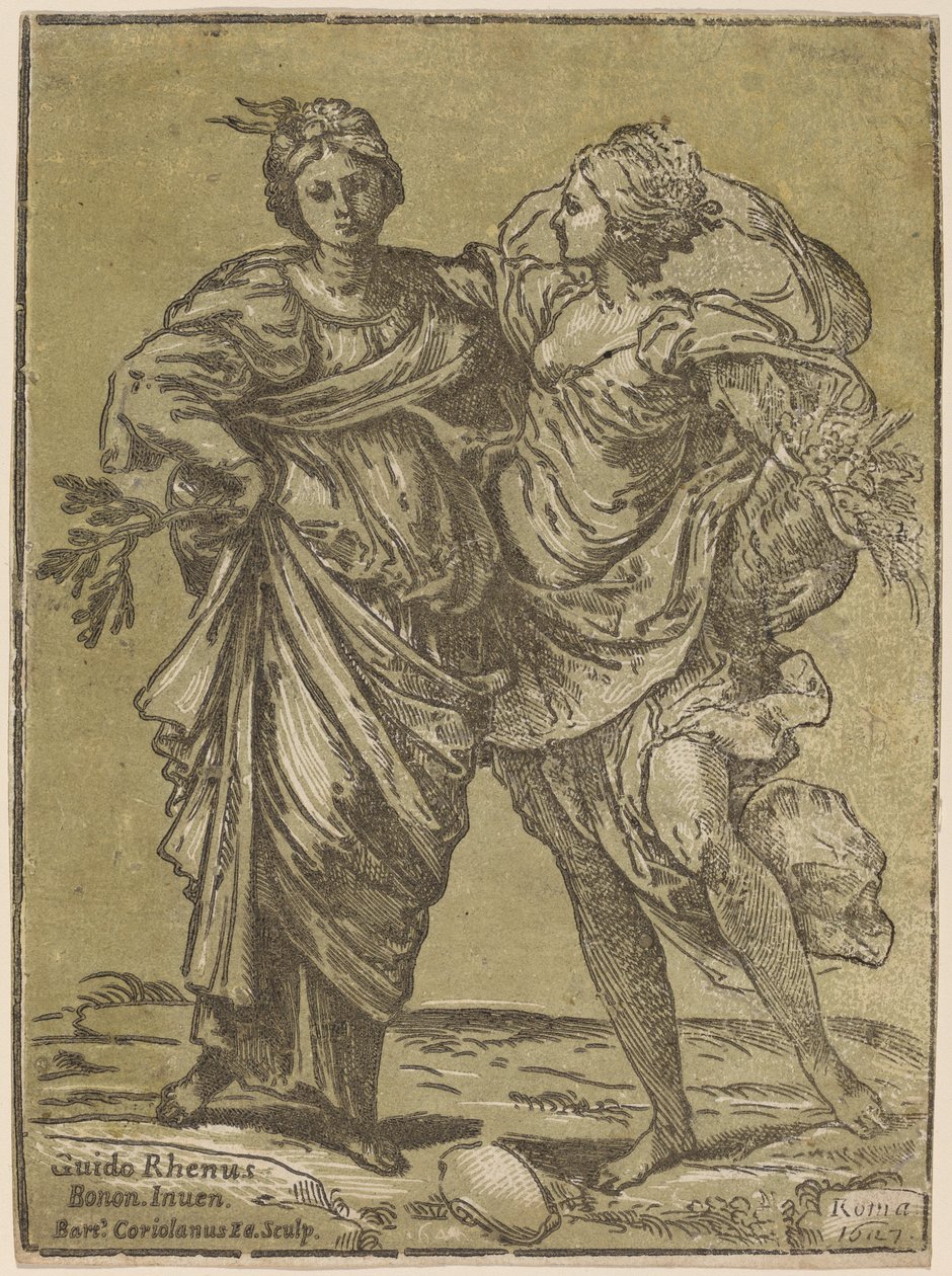 Alleanza di pace e abbondanza da Bartolomeo Coriolano after Guido Reni