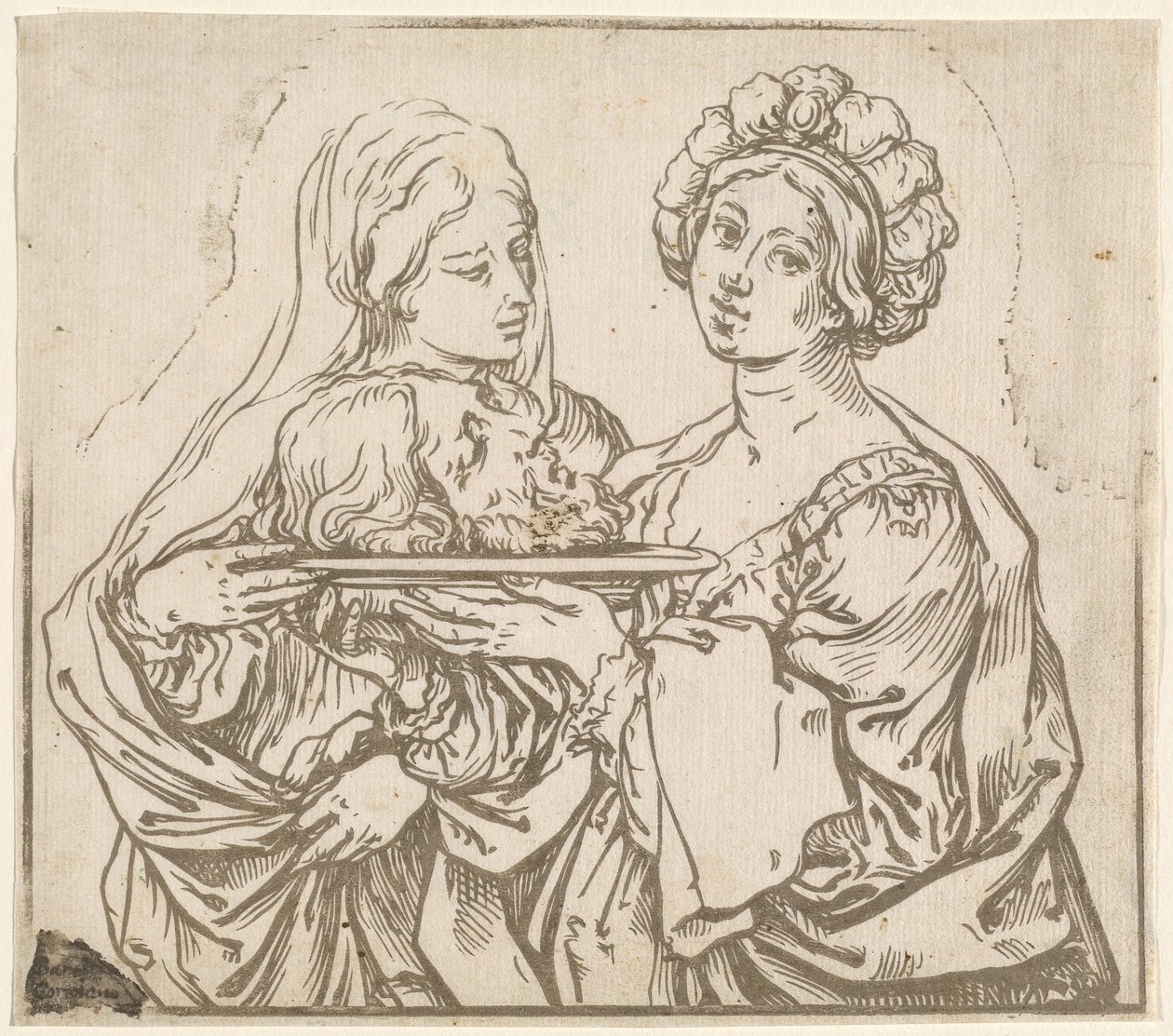 Erodiade e Salomè da Bartolomeo Coriolano after Guido Reni
