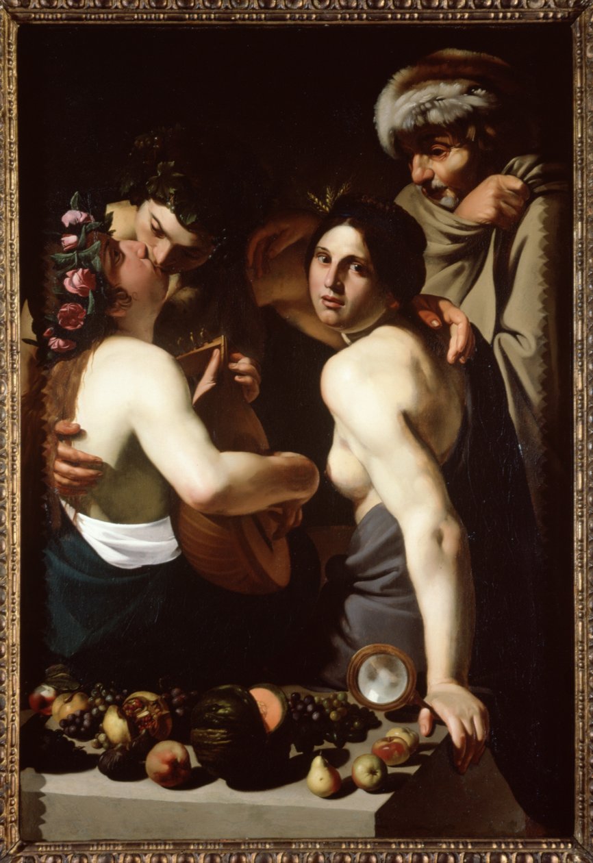Allegoria delle quattro stagioni, c.1610 da Bartolomeo Manfredi