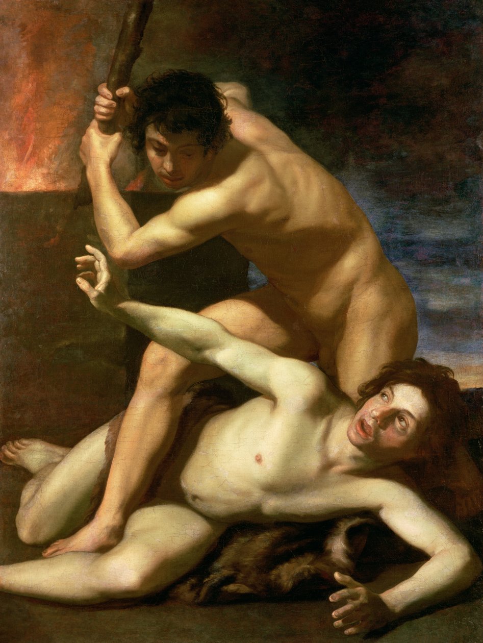 Caino che uccide Abele, c.1610 da Bartolomeo Manfredi