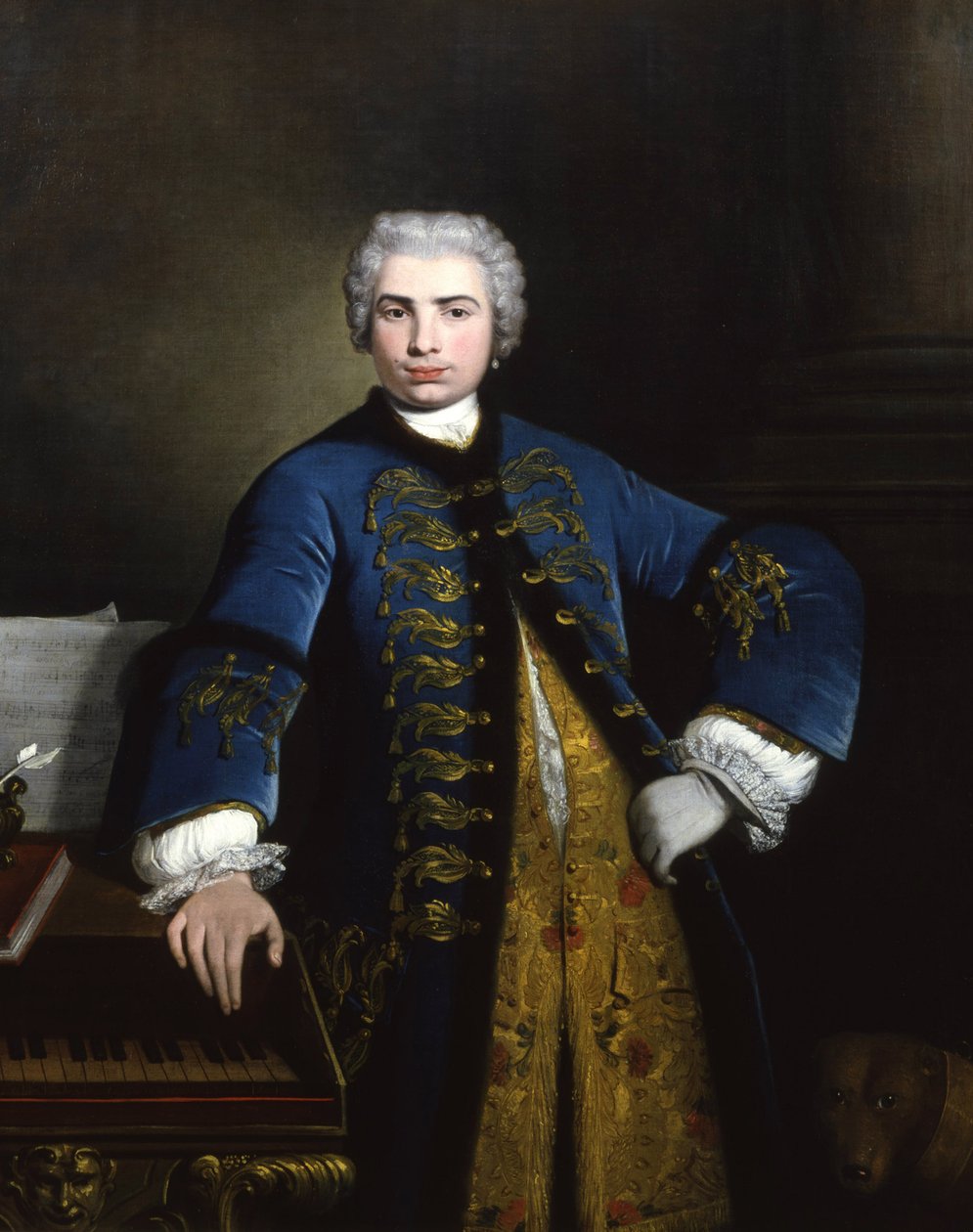 Ritratto del cantante Farinelli Carlo Broschi da Bartolomeo Nazari