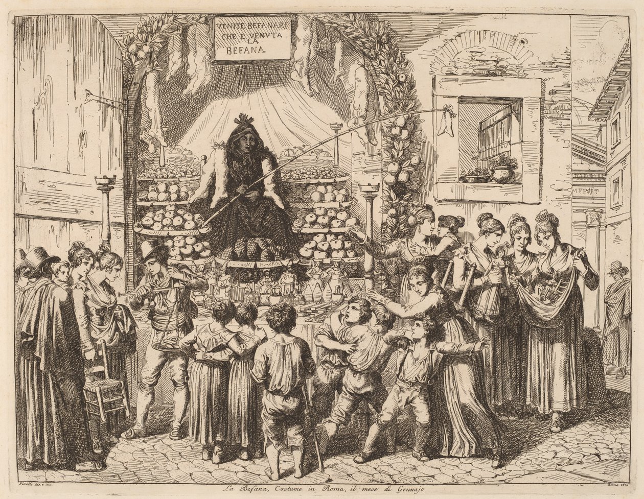 La Befana da Bartolomeo Pinelli
