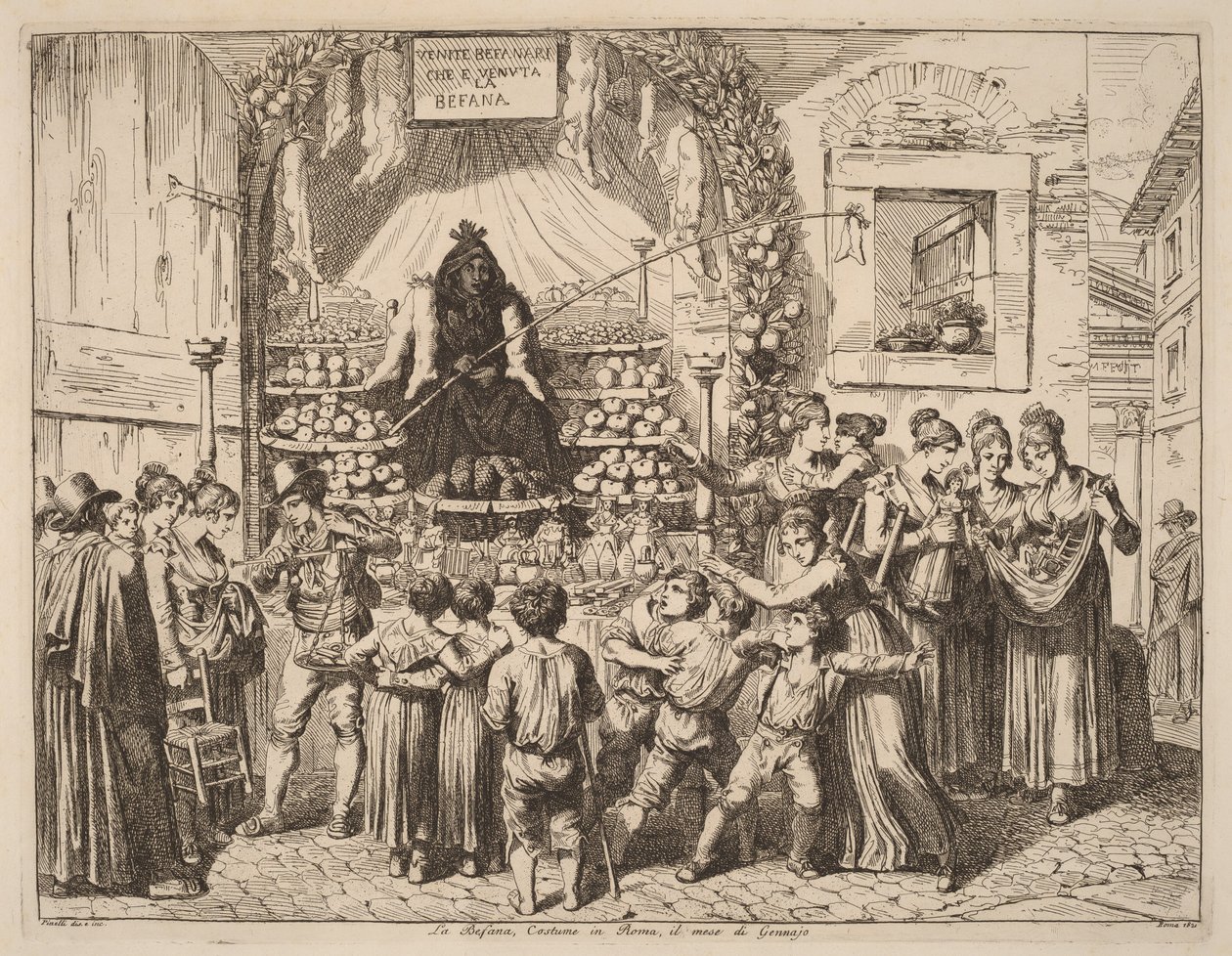 La Befana da Bartolomeo Pinelli