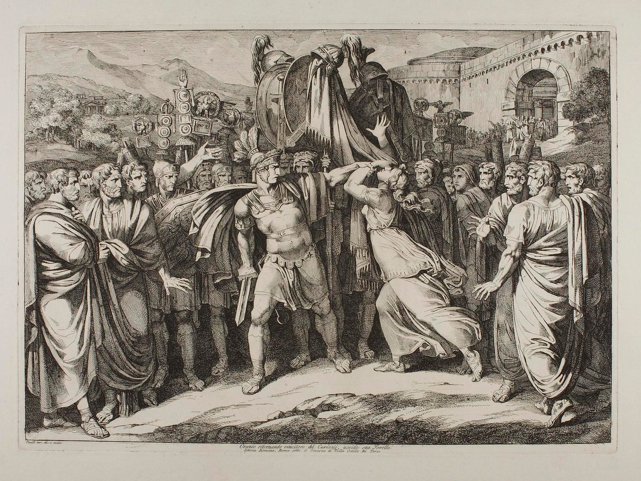 Marco Orazio uccide sua sorella da Bartolomeo Pinelli