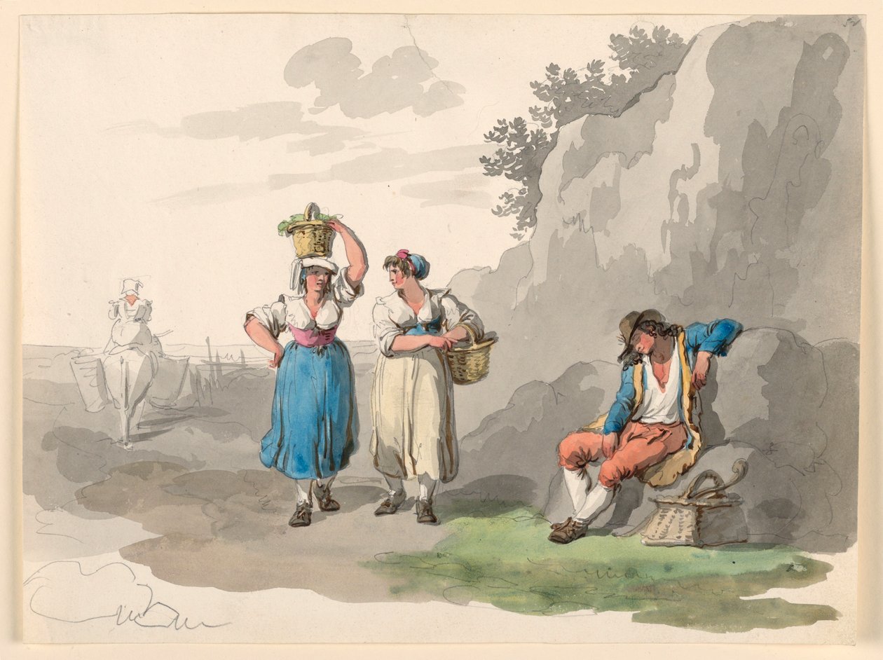 Ritorno dalla vendemmia da Bartolomeo Pinelli