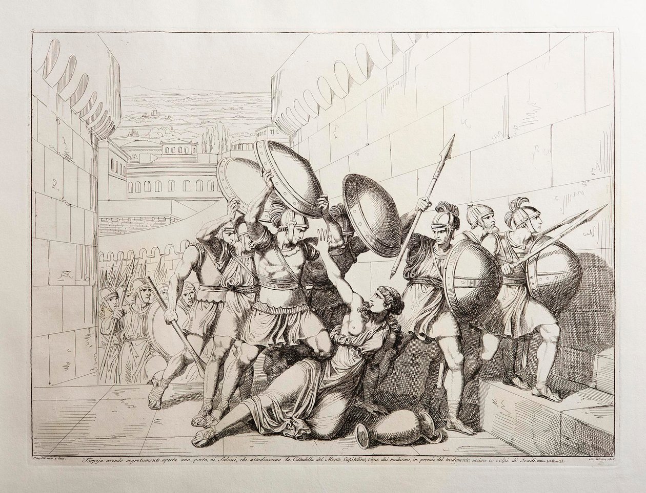 Tarpeia, apri le porte della città da Bartolomeo Pinelli