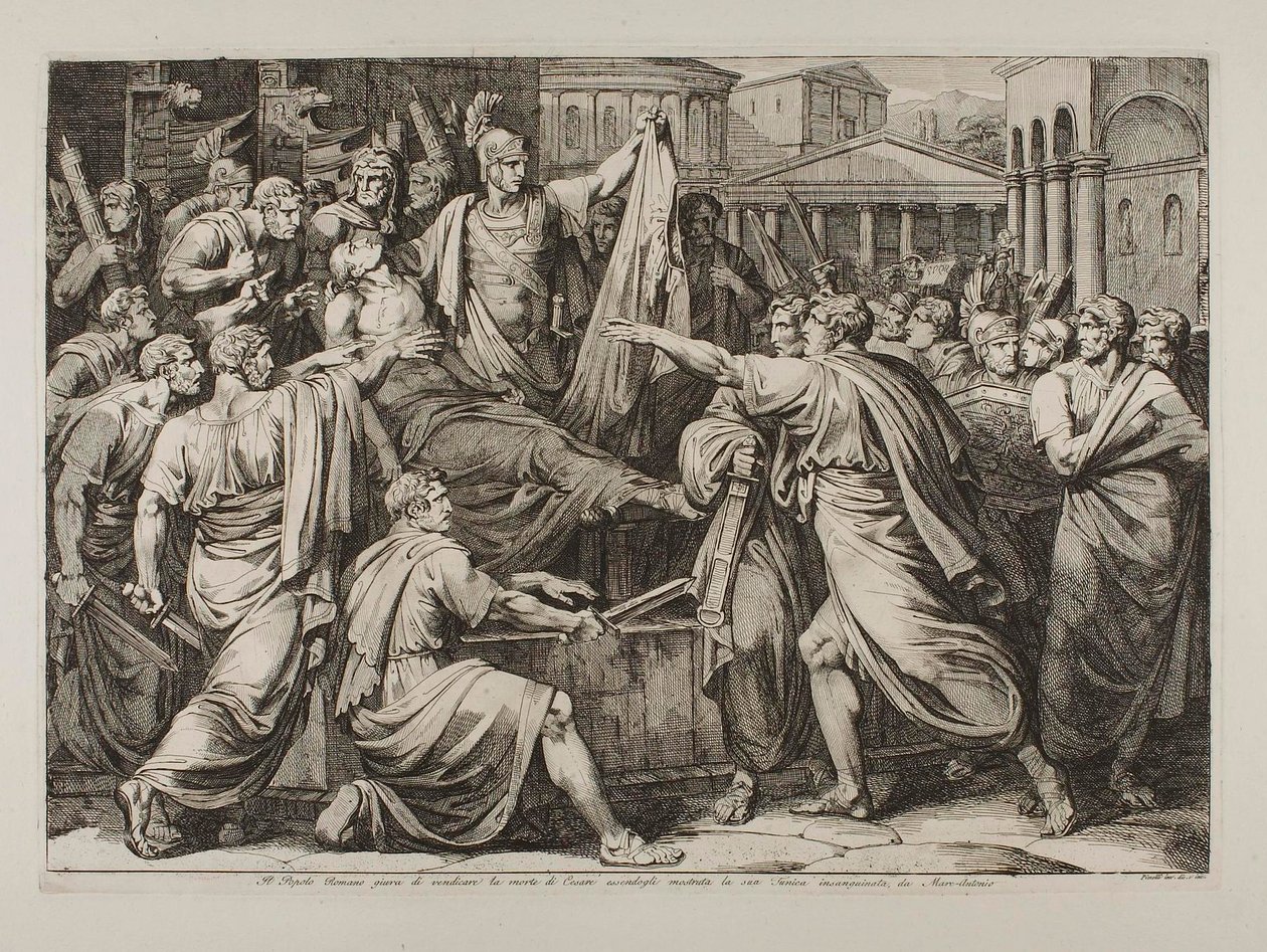 Il popolo romano giura di vendicare l