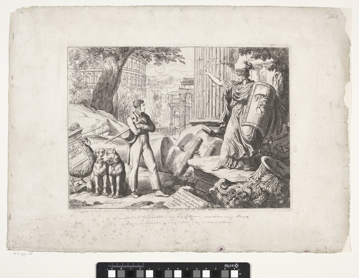 Frontespizio con Bartolomeo Pinelli e Roma da Bartolomeo Pinelli