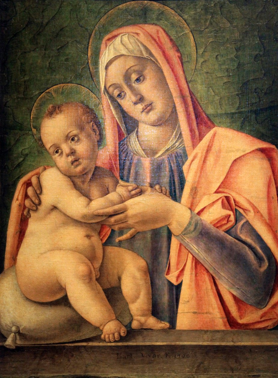 Madonna col Bambino, 1490 da Bartolomeo Vivarini