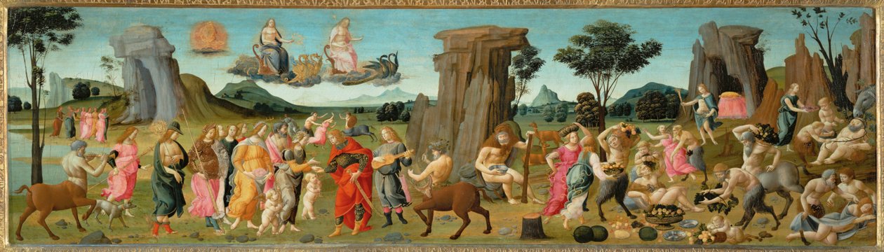 Il matrimonio di Teti e Peleo, genitori di Achille ... da Bartolomeo di Giovanni