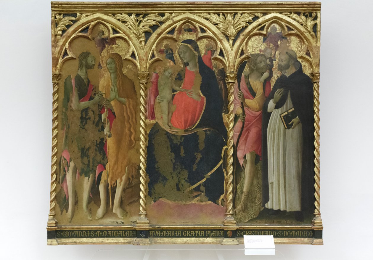 Madonna con Bambino e i santi Giovanni Battista, Maria Maddalena da Bartolomeo di Tommaso da Foligno