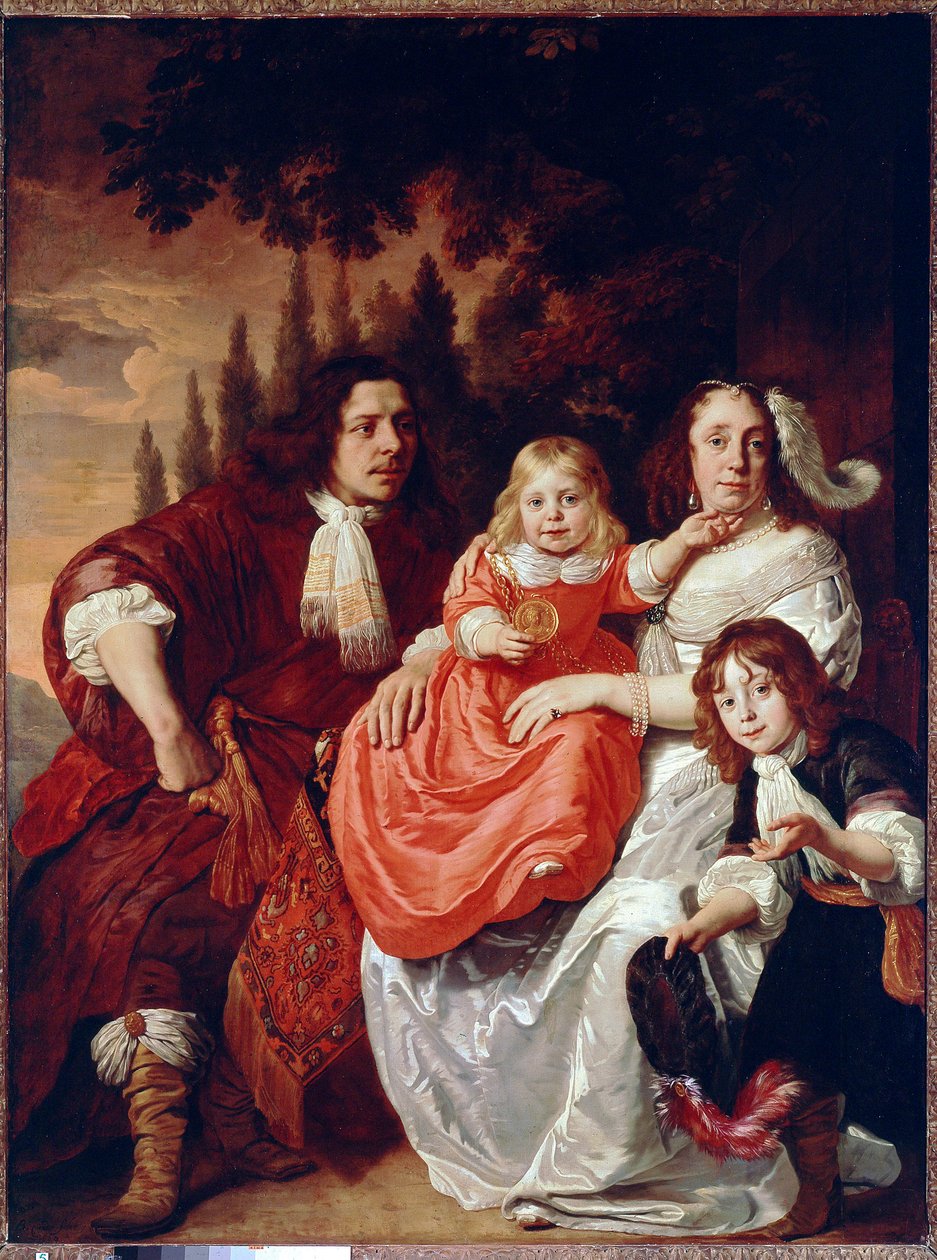 Ritratto della famiglia Reepmaker da Bartolomeus van der Helst