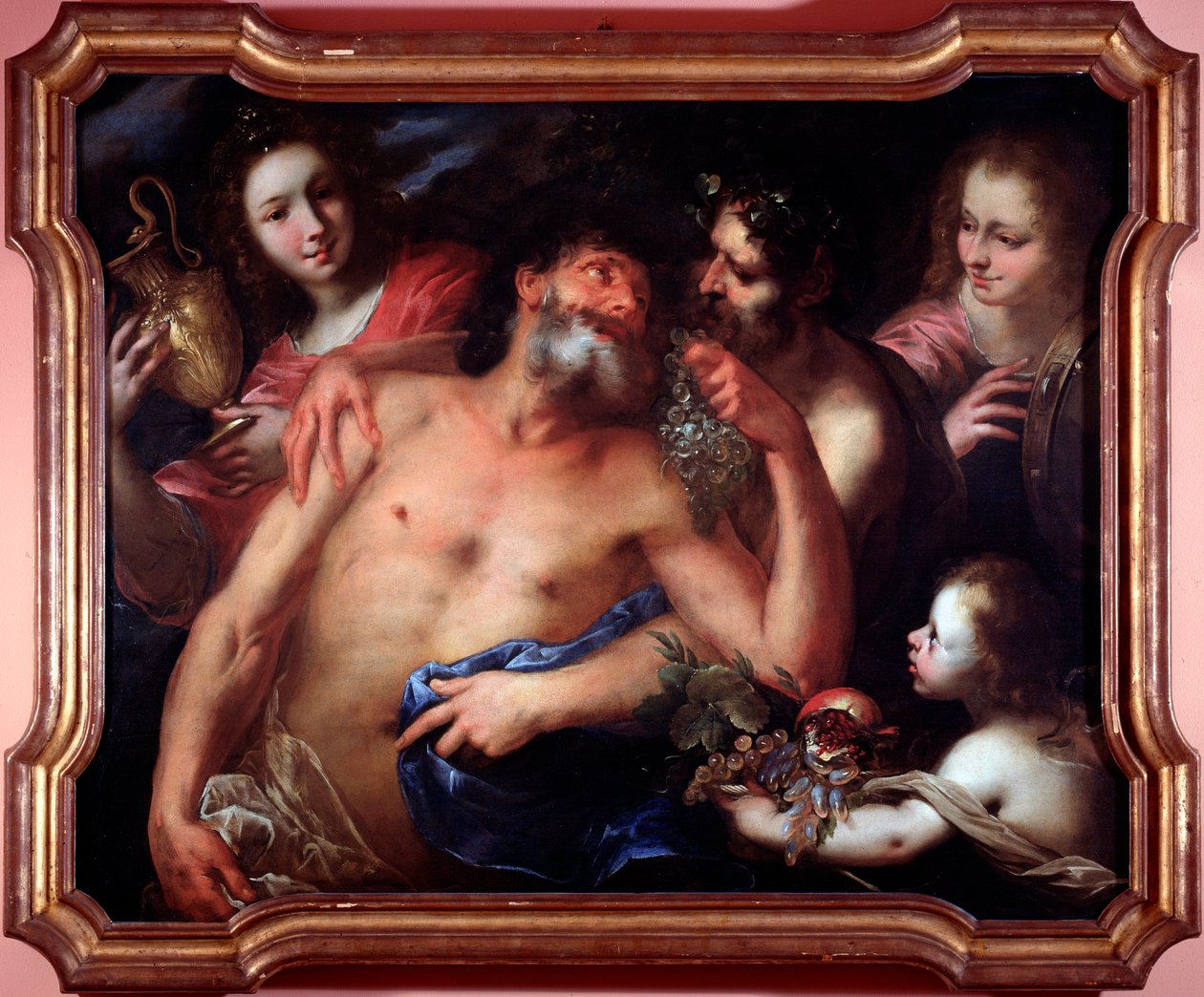Silenus ubriaco da Bartolommeo Biscaino