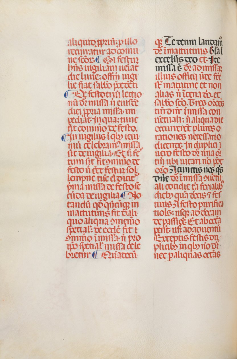 Messale: Fol. 173v: Musica per Alleluia ecc. all