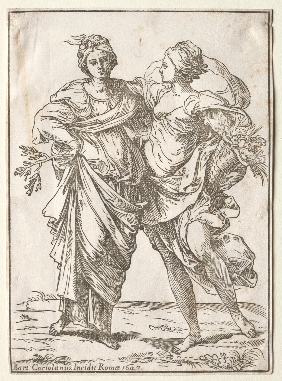 Alleanza di pace e abbondanza, 1642 da Bartolommeo Coriolano
