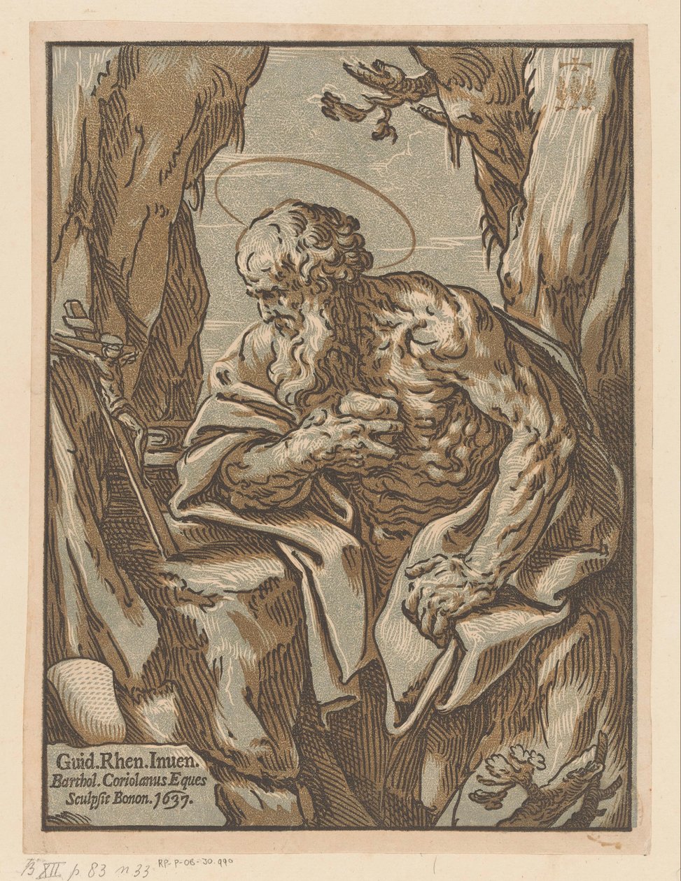 San Girolamo nel deserto da Bartolommeo Coriolano
