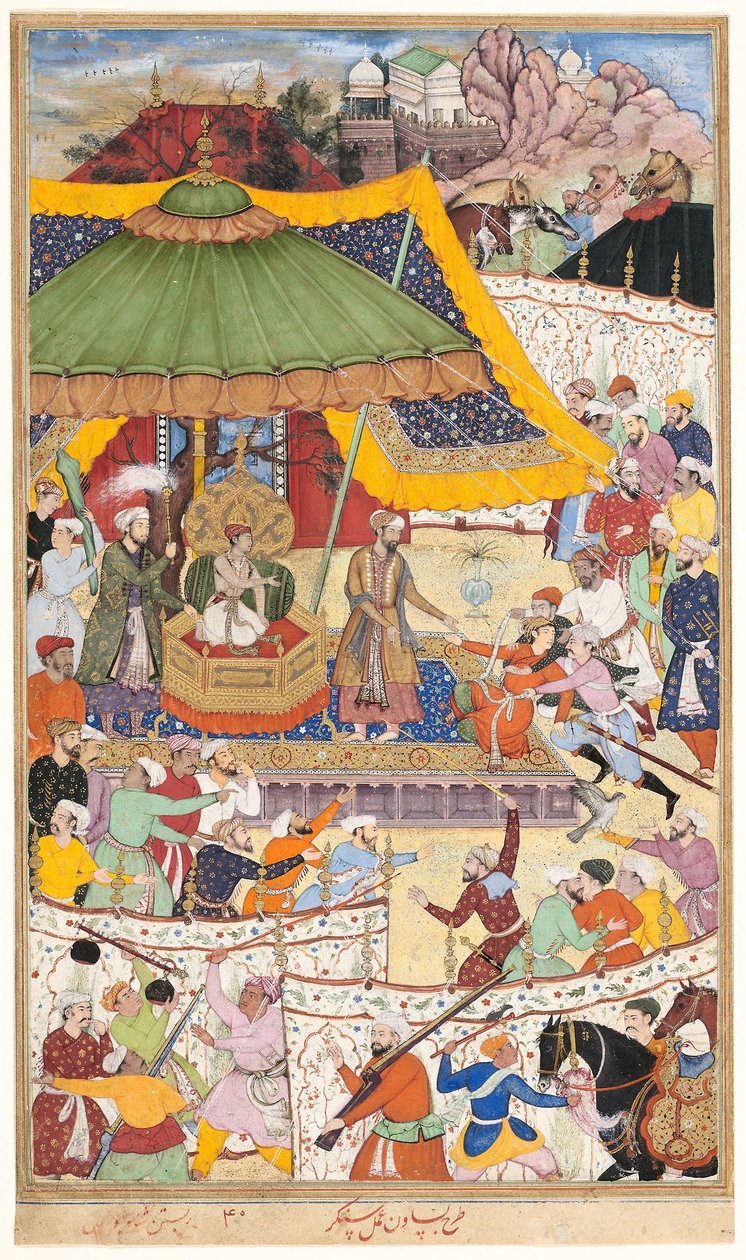 Il giovane imperatore Akbar arresta l