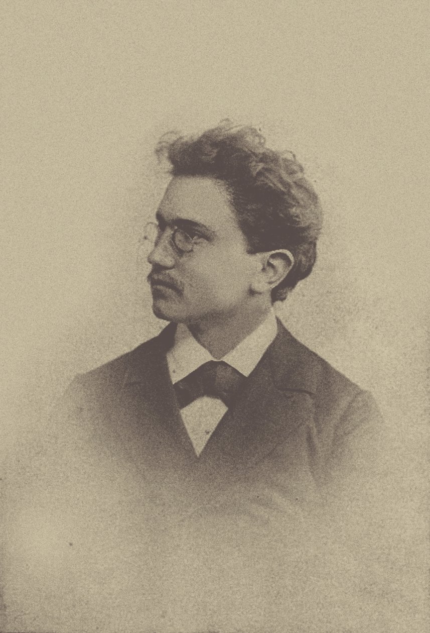 Ritratto del compositore Hans Huber 1852-1921 da Basel . Photo studio Taescher and