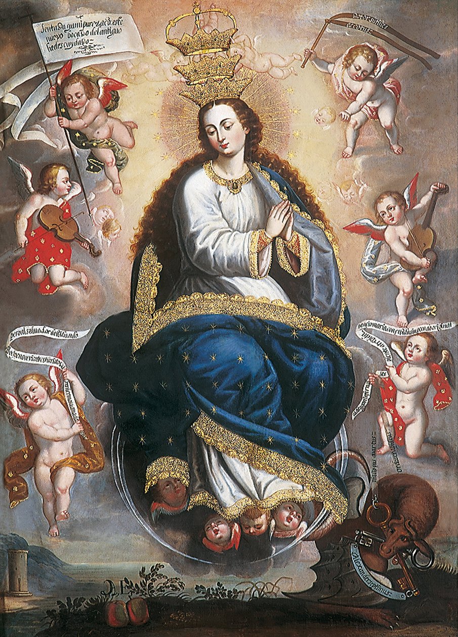 Vergine Immacolata vittoriosa sul serpente dell