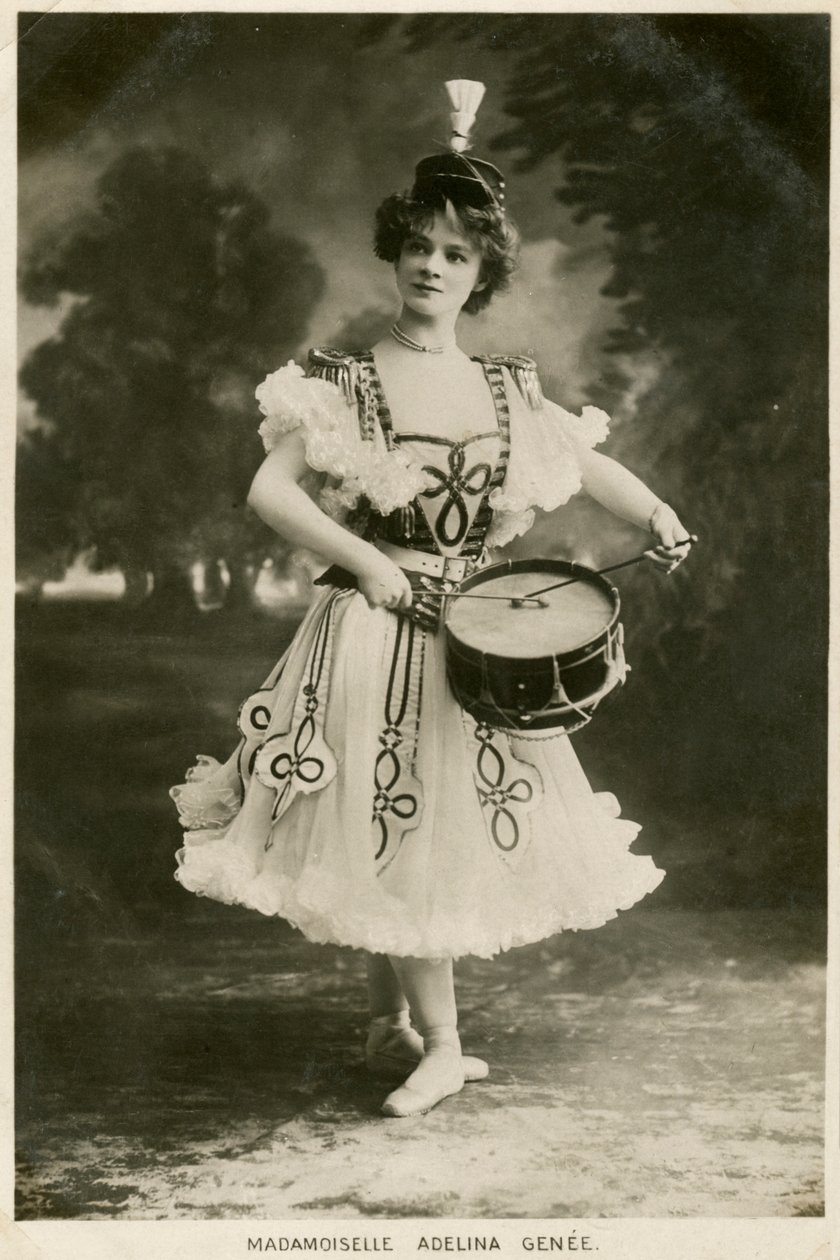 Adelina Genee, ballerina britannica nata in Danimarca, c1906 da Bassano Studio