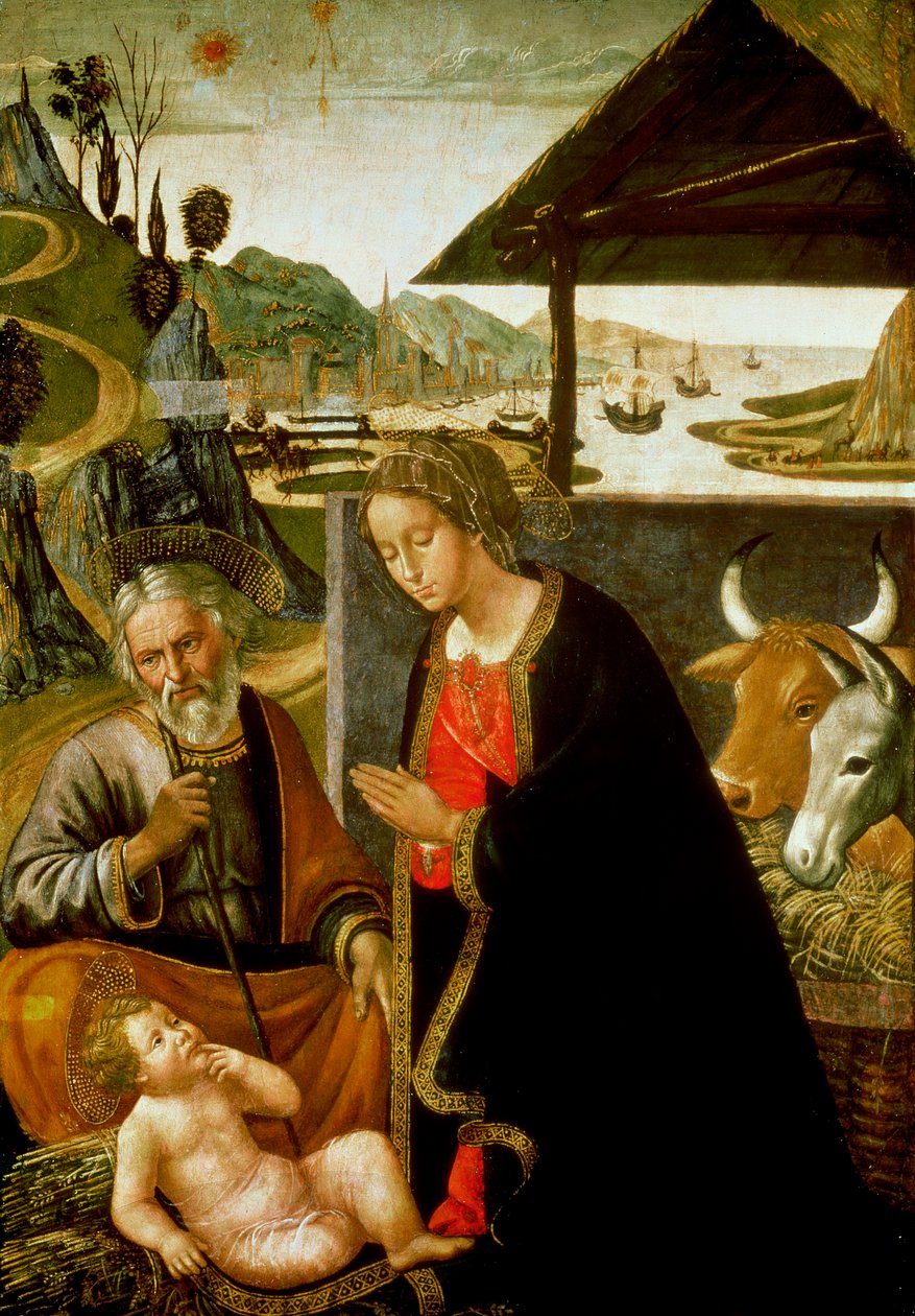 Natività, c.1490 da Bastiano Mainardi