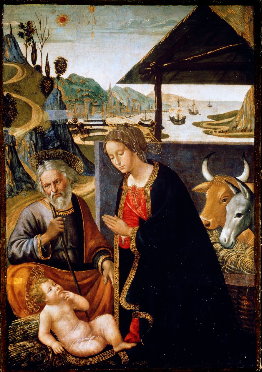 La Natività di Cristo, fine 15° o inizio 16° secolo da Bastiano Mainardi