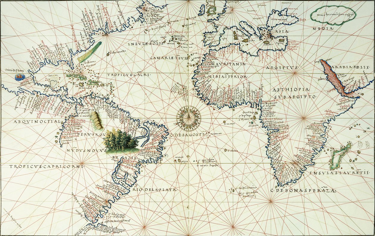 Mappa a doppia pagina dell