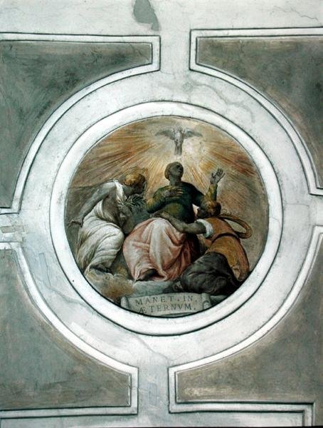 Rappresentazione di una delle Virtù (dettaglio) da Battista Franco