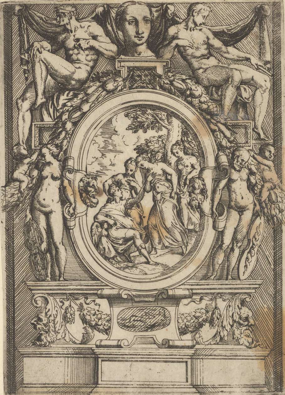 Il giudizio di Paride da Battista del Moro