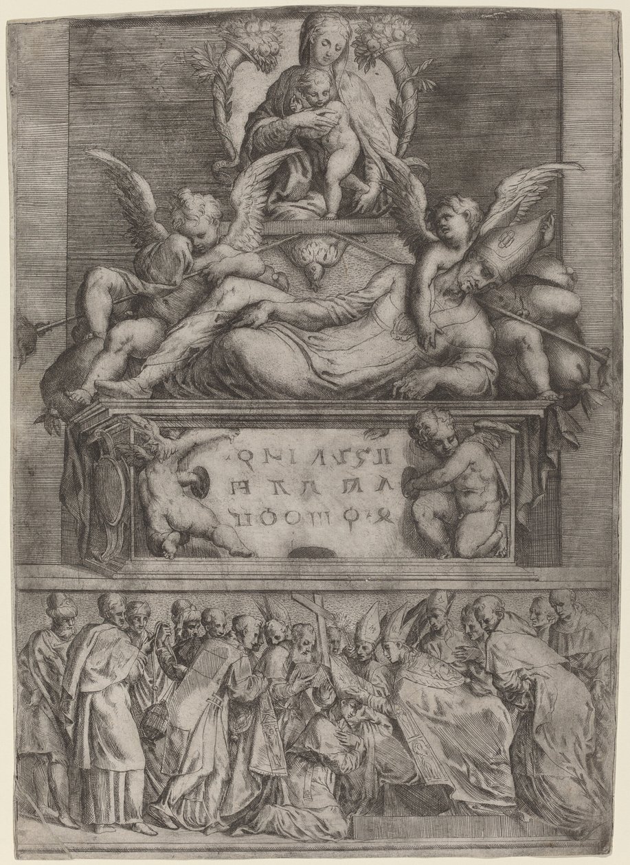 Tomba di un Vescovo, anni 1540 da Battista del Moro