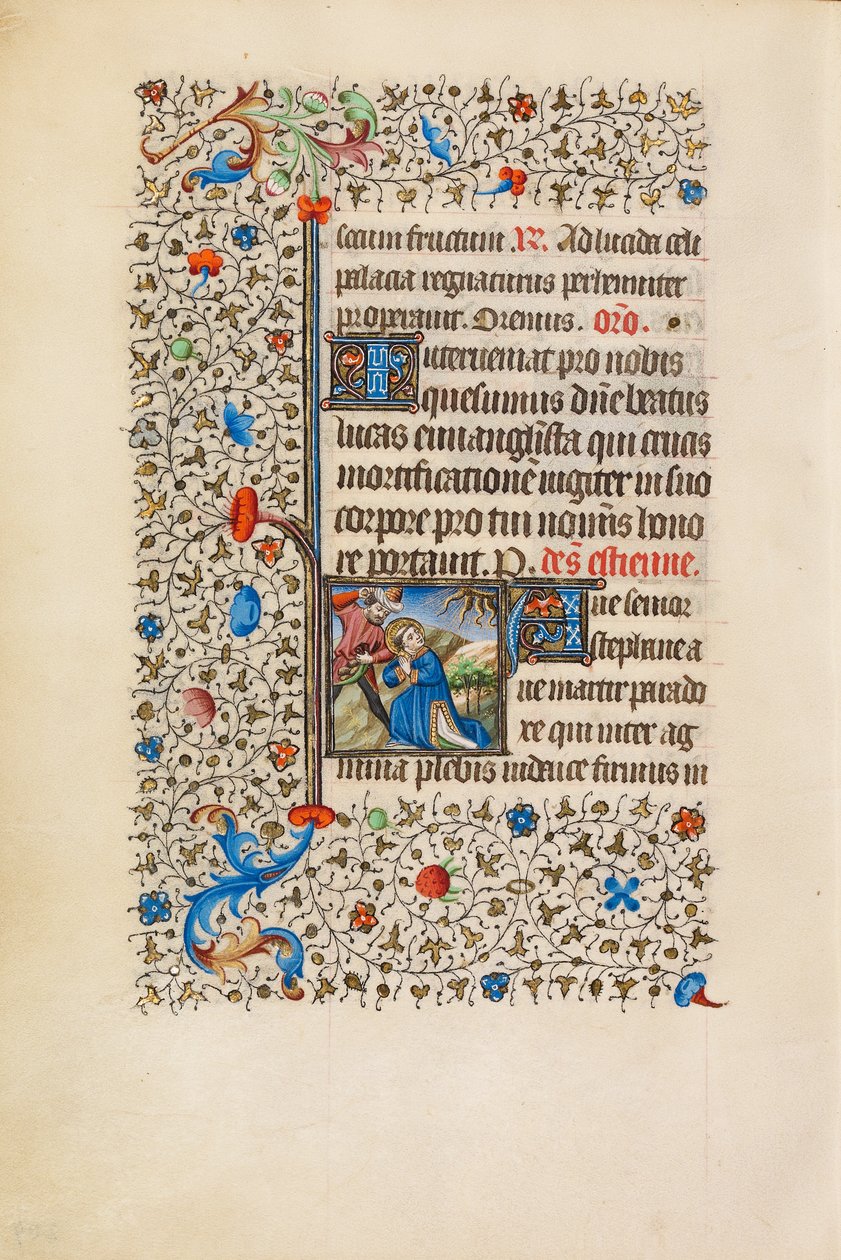 La lapidazione di Santo Stefano da Bedford Master