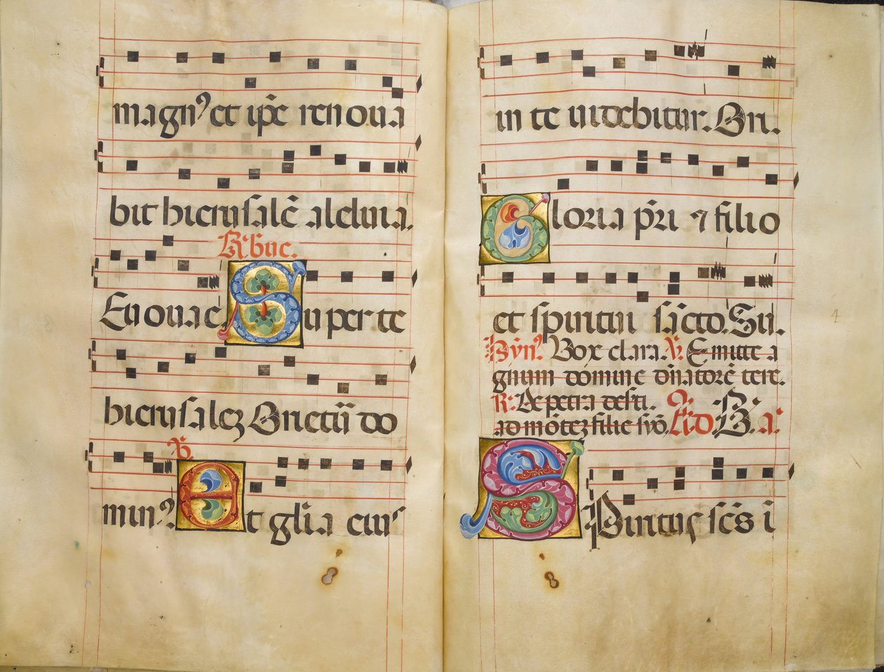 Antifonario Benedettino, ca. 1467-70 da Belbello da Pavia