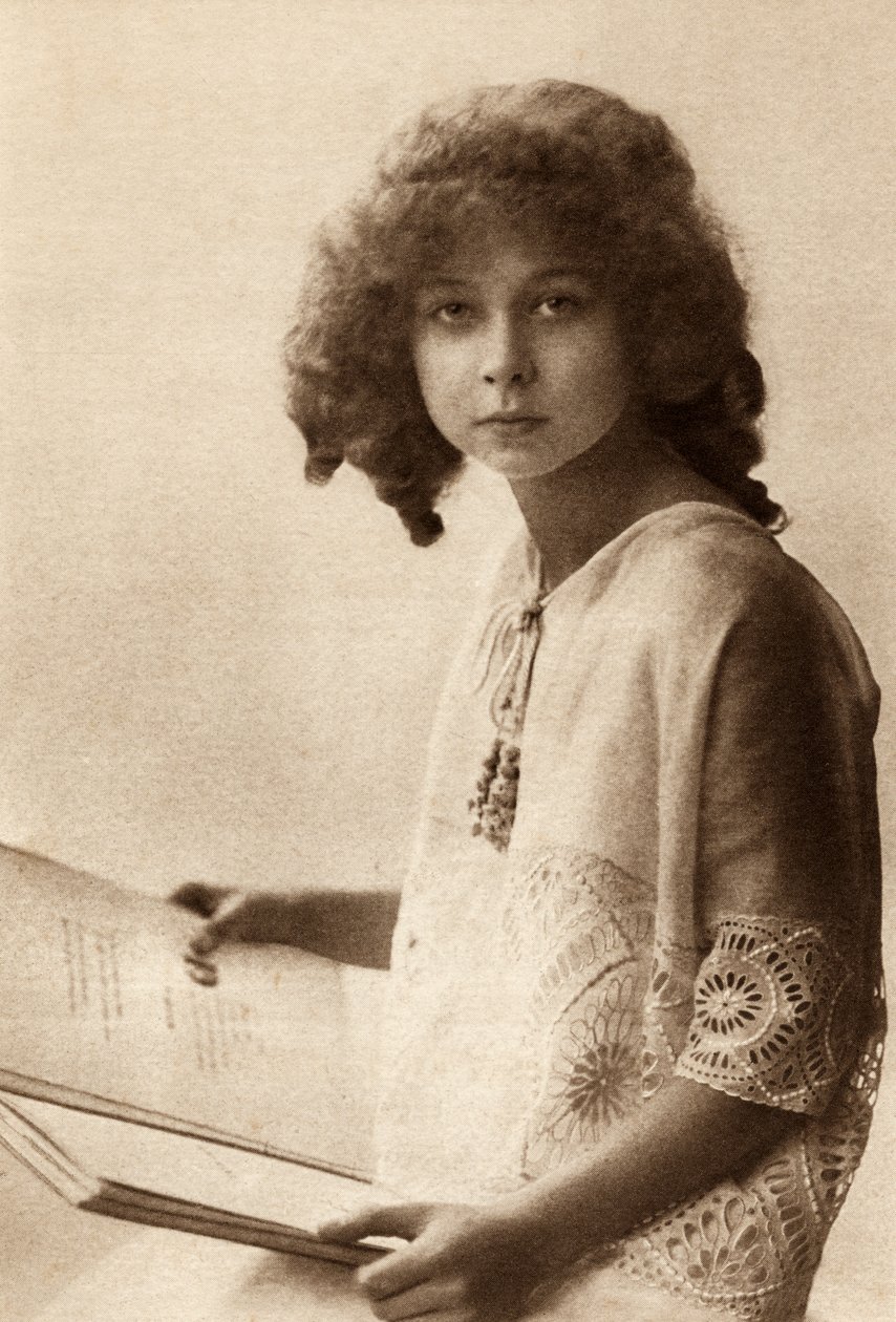 Principessa Marie José del Belgio, dal libro per bambini della Principessa Marie-José, pubblicato nel 1916 da Belgian Photographer