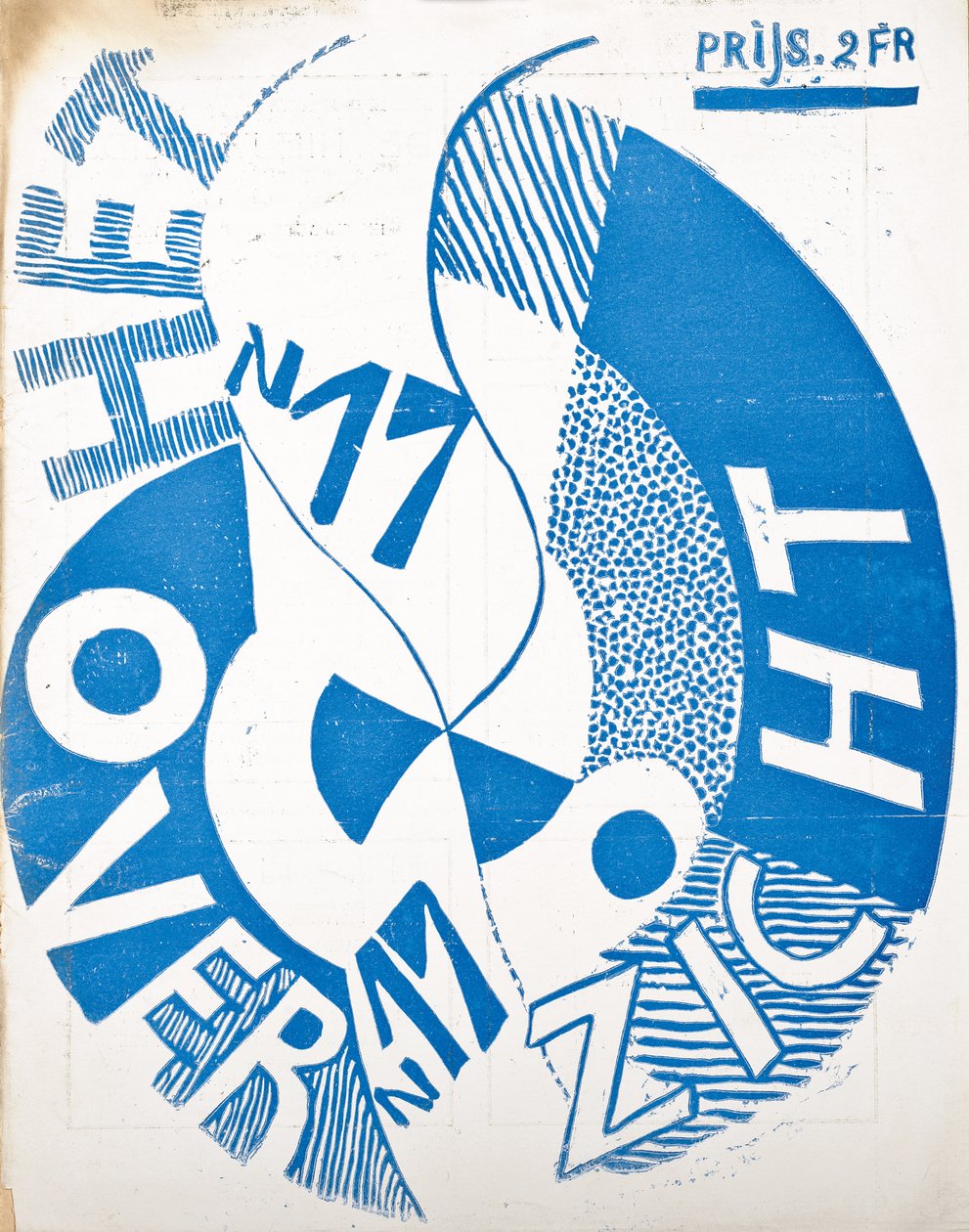 Copertina per la rivista "Het Overzicht", c. 1922-1925 da Belgian School