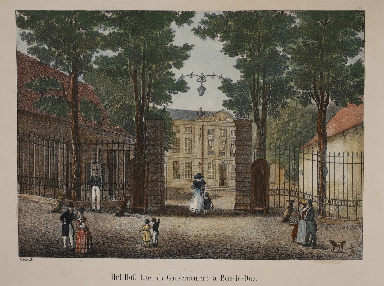 Het Hof, Hotel du Gouvernement a Bois-le-Duc da Belgian School