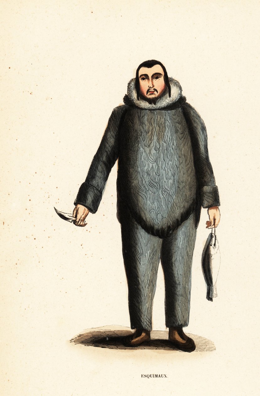 Inuit del fiume Mackenzie, Yukon, Canada da Belgian School