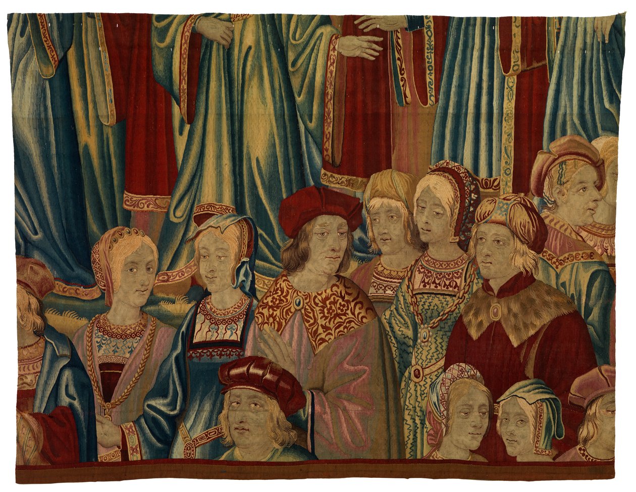 Frammento di arazzo, Comtiers, realizzato a Bruxelles, Belgio, c.1520 da Belgian School