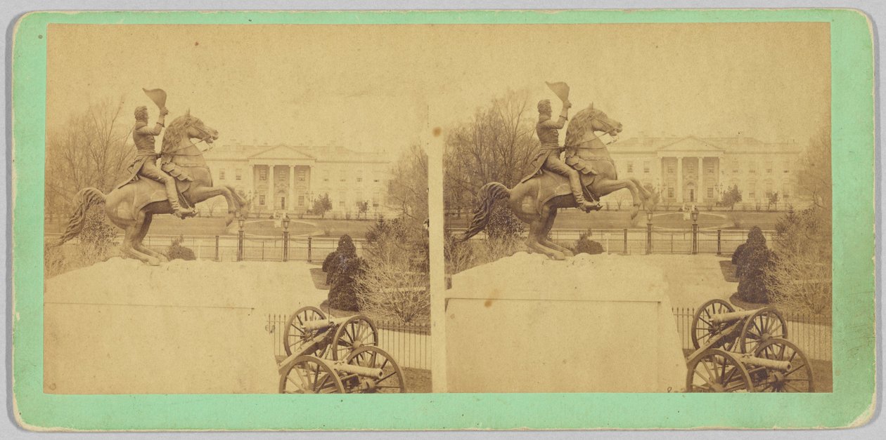 La colossale statua equestre in bronzo del Gen. Andrew Jackson da Bell and Brother