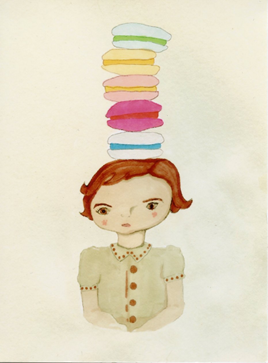 Ragazza Macaroon da Bella Larsson